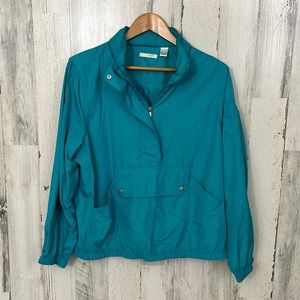 F8- large Lg blue jacket size L LIZ GOLF